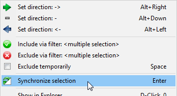 Synchronize Selection